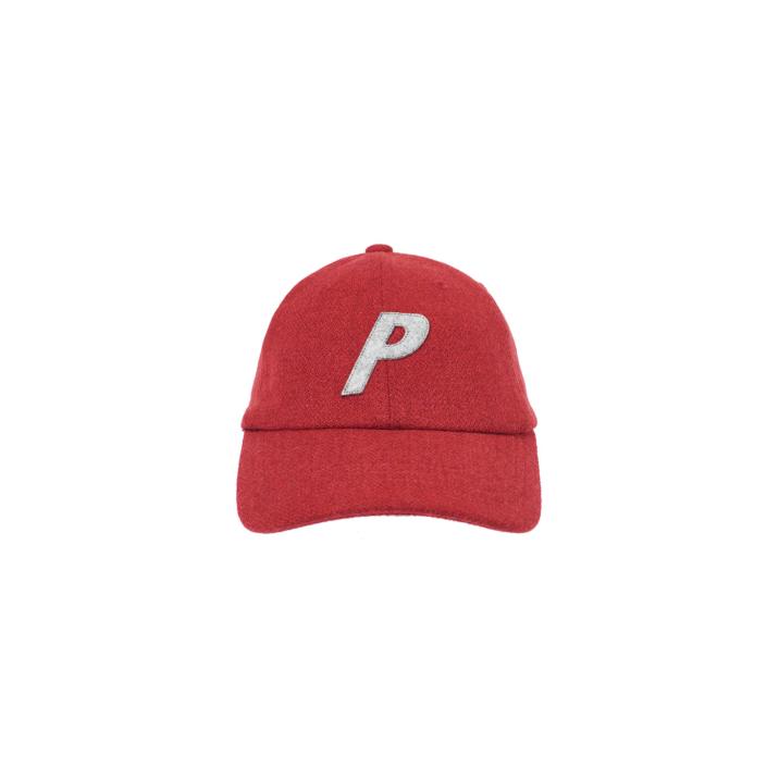 Thumbnail P WOOL 6-PANEL BURGUNDY one color