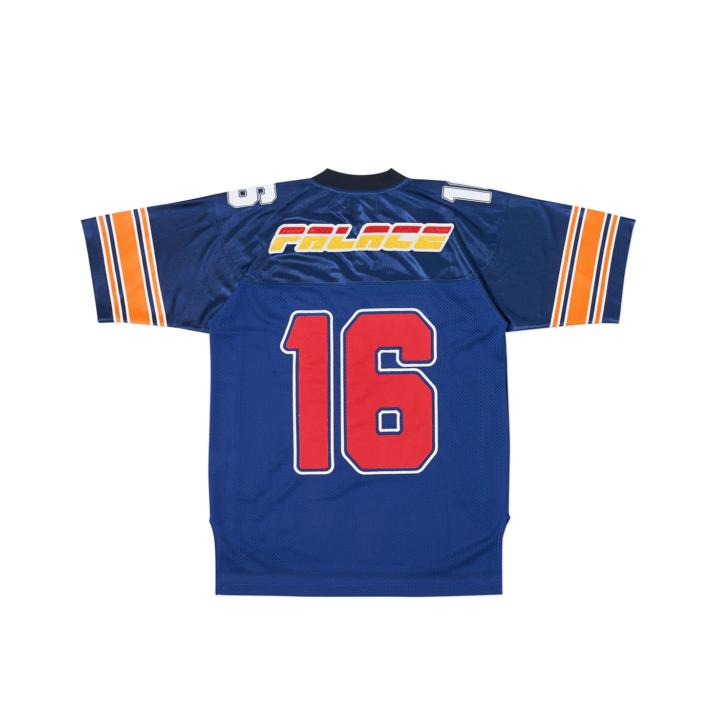 Thumbnail FLAMING P AMERICAN FOOTBALL JERSEY BLUE one color