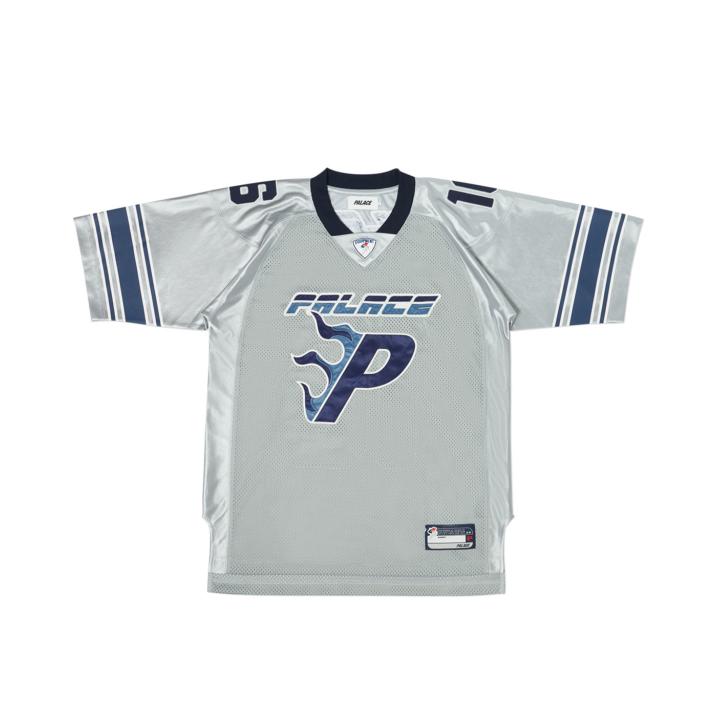 Thumbnail FLAMING P AMERICAN FOOTBALL JERSEY GREY one color