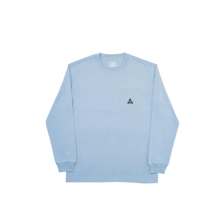 SOFAR POCKET LONGSLEEVE MID BLUE one color