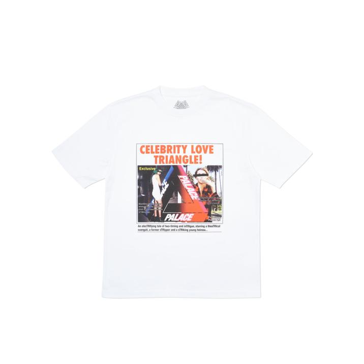 LOVE TRIANGLE T-SHIRT WHITE one color