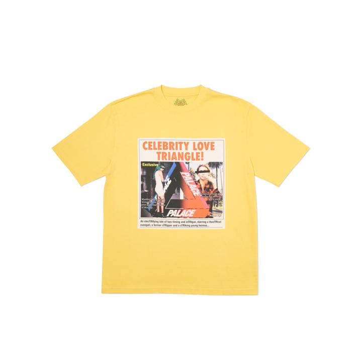 LOVE TRIANGLE T-SHIRT YELLOW one color