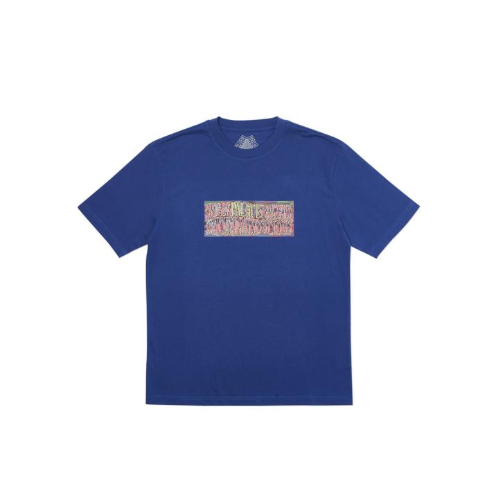 SUPER PALACE T-SHIRT BLUE one color