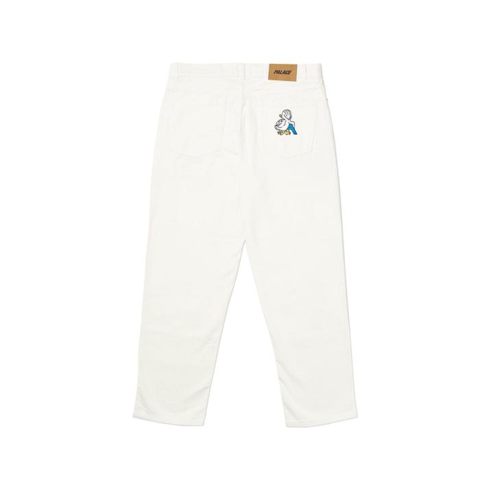 Thumbnail QUACKED JEAN WHITE one color