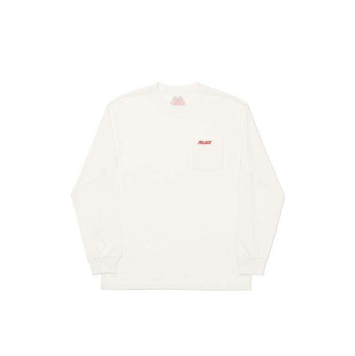 CLASSIC POCKET LONGSLEEVE WHITE one color