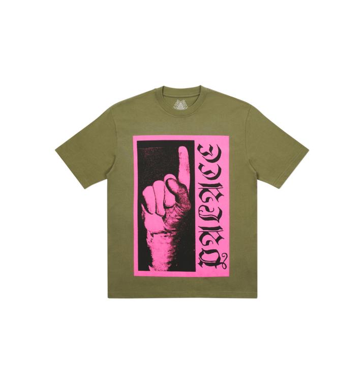 ANCIENT FINGER T-SHIRT OLIVE one color