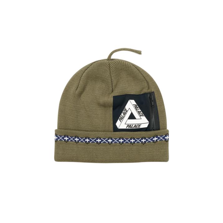 POCKET BEANIE OLIVE one color