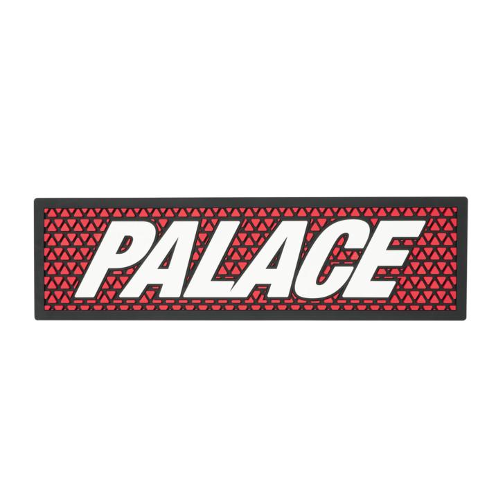 PALACE BEER MAT BLACK / RED one color