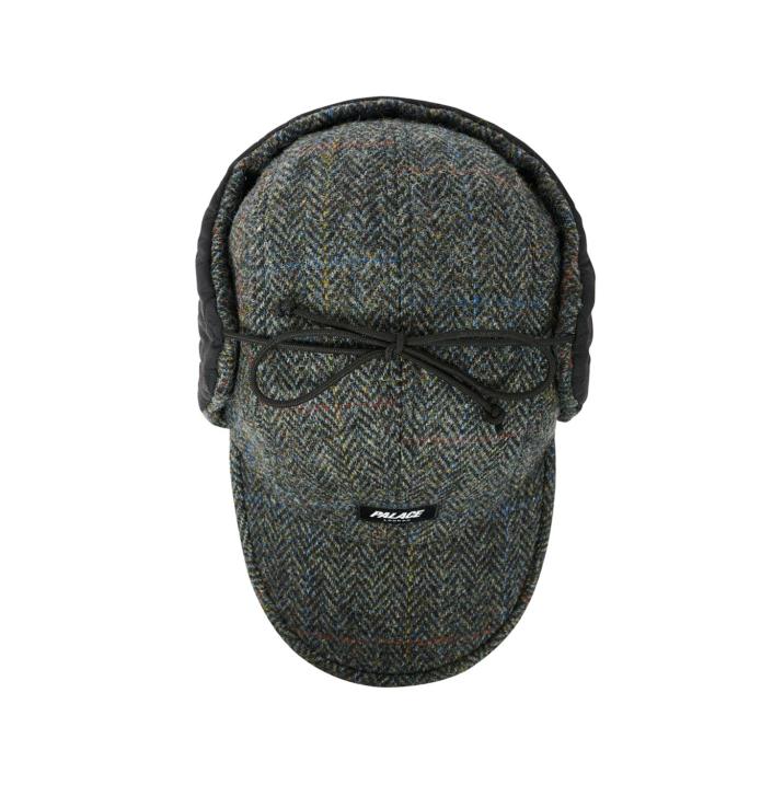 Thumbnail HARRIS TWEED EARFLAP 4-PANEL GREY one color