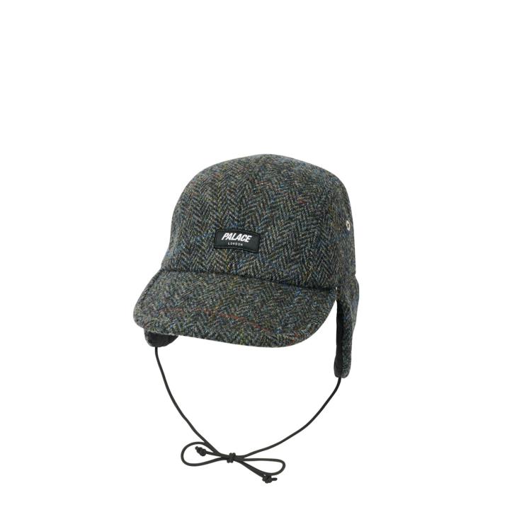 Thumbnail HARRIS TWEED EARFLAP 4-PANEL GREY one color