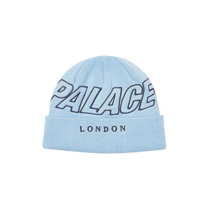 PALACE LONDON BEANIE LIGHT BLUE one color