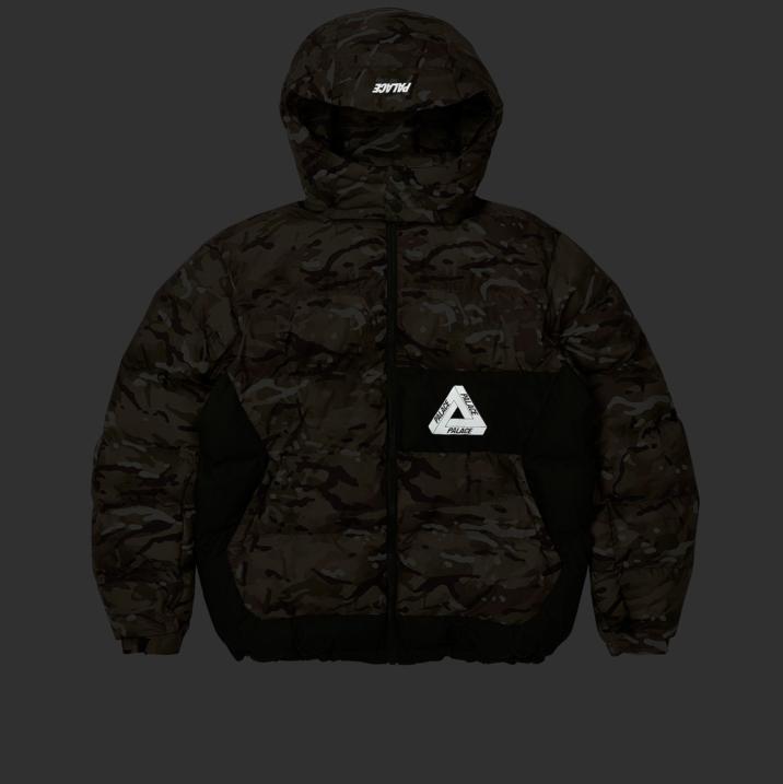 Thumbnail PALACE GORE-TEX INFINIUM PUFFA GREEN CAMO one color