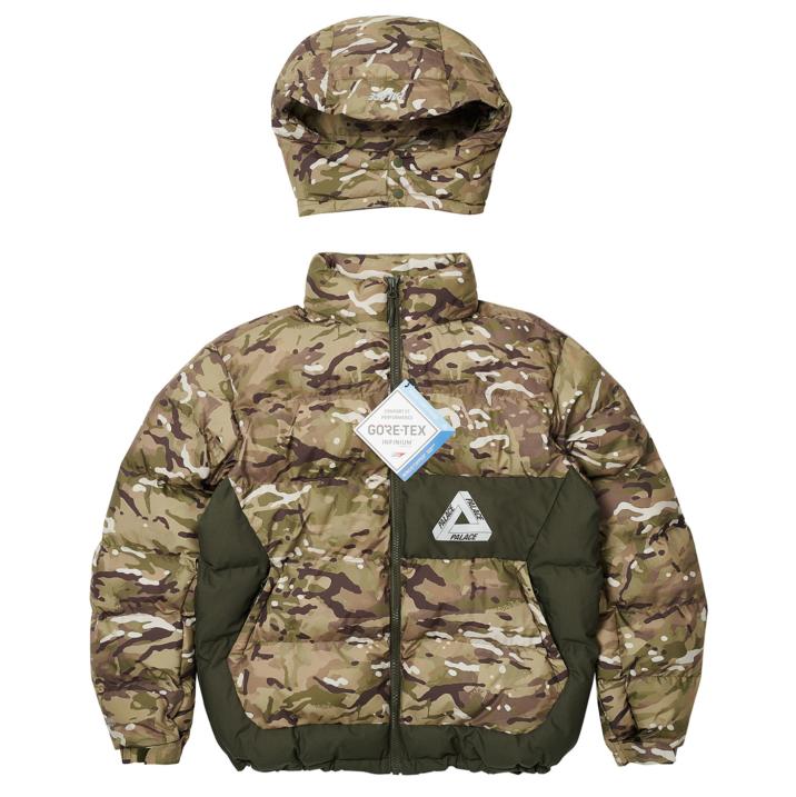 Thumbnail PALACE GORE-TEX INFINIUM PUFFA GREEN CAMO one color