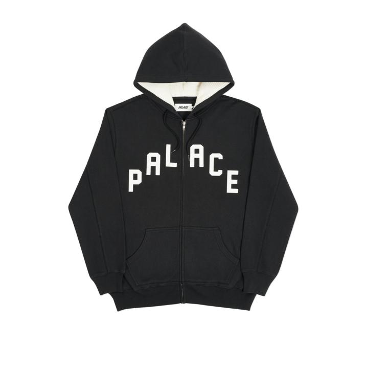 Thumbnail ALAS ZIP HOOD BLACK one color