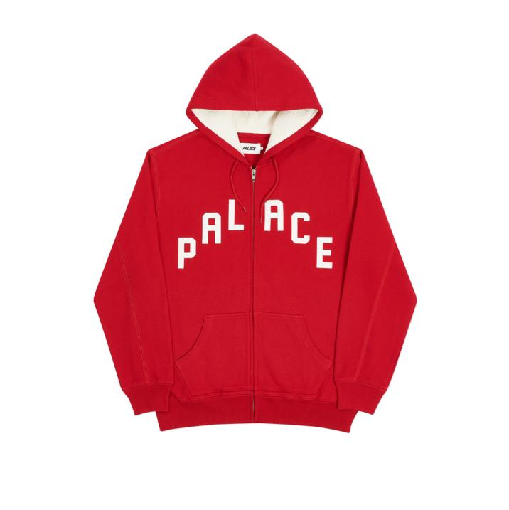 Thumbnail ALAS ZIP HOOD RED one color