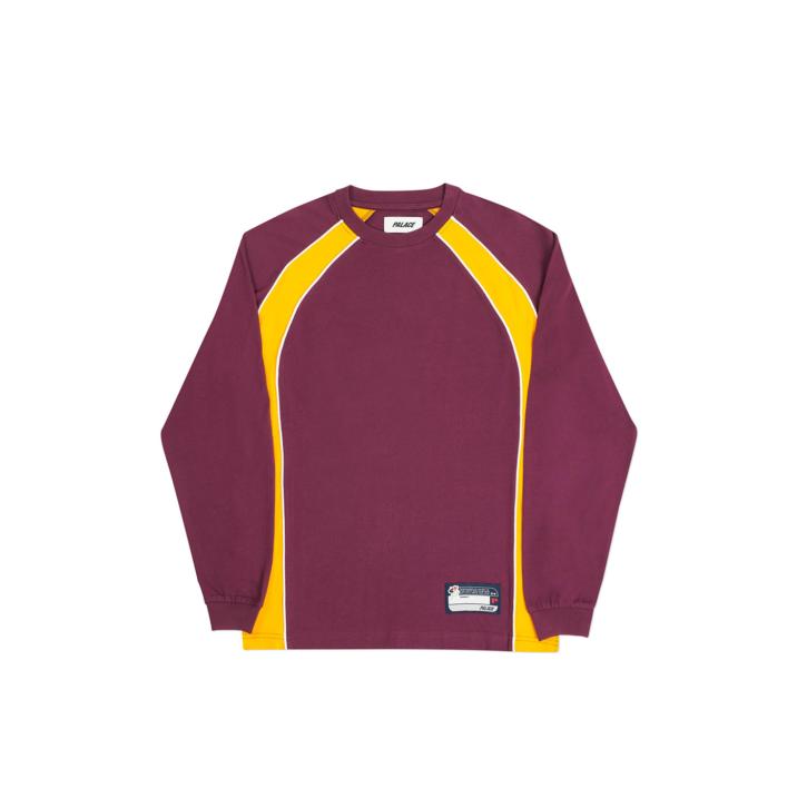 Thumbnail PALACE FOR A BRIGHT FUTURE LONGSLEEVE BURGUNDY one color