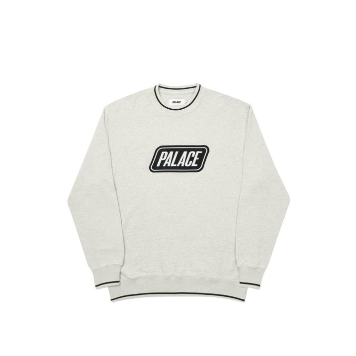 Thumbnail DAS PALACE WAFFLE CREW GREY MARL one color