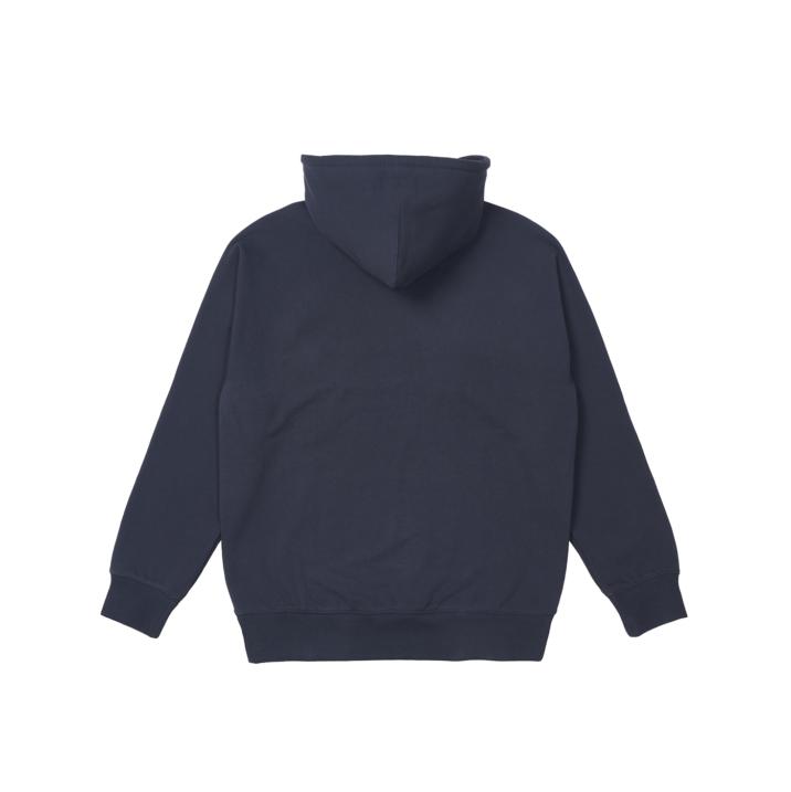 Thumbnail DROP SHOULDER DENIM APPLIQUE HOOD NAVY one color