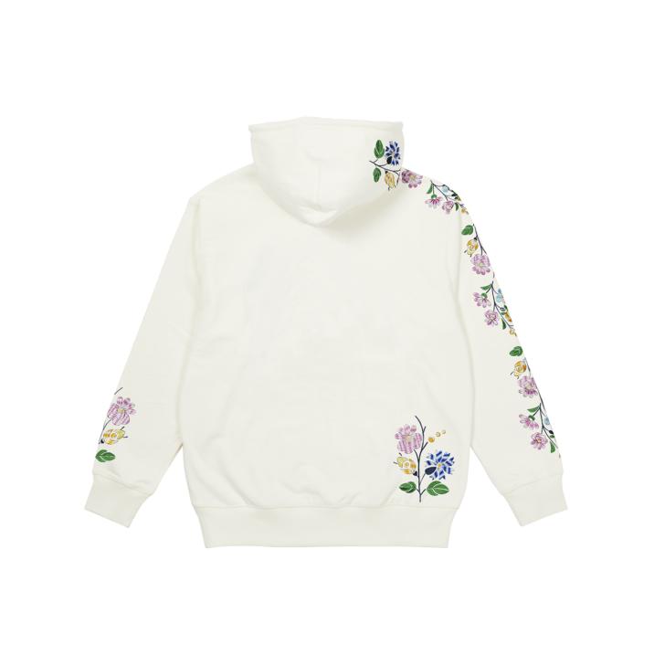 Thumbnail FLOWER STITCH HOOD WHITE one color