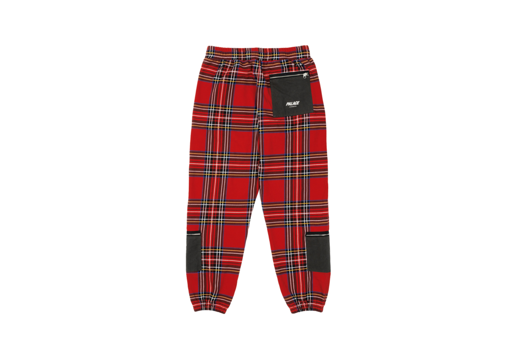 Flight Pocket Joggers Red Tartan - Winter 2021 - Palace Community