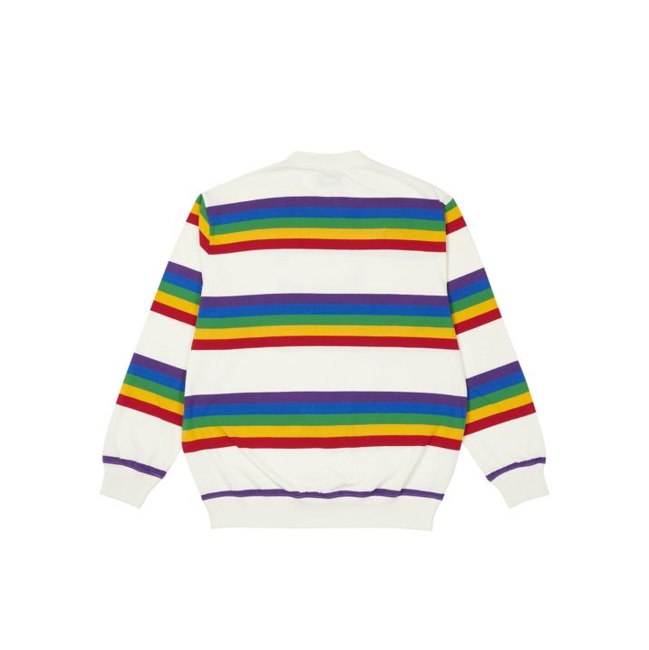 Thumbnail RAINBOW STRIPE LONGSLEEVE WHITE one color