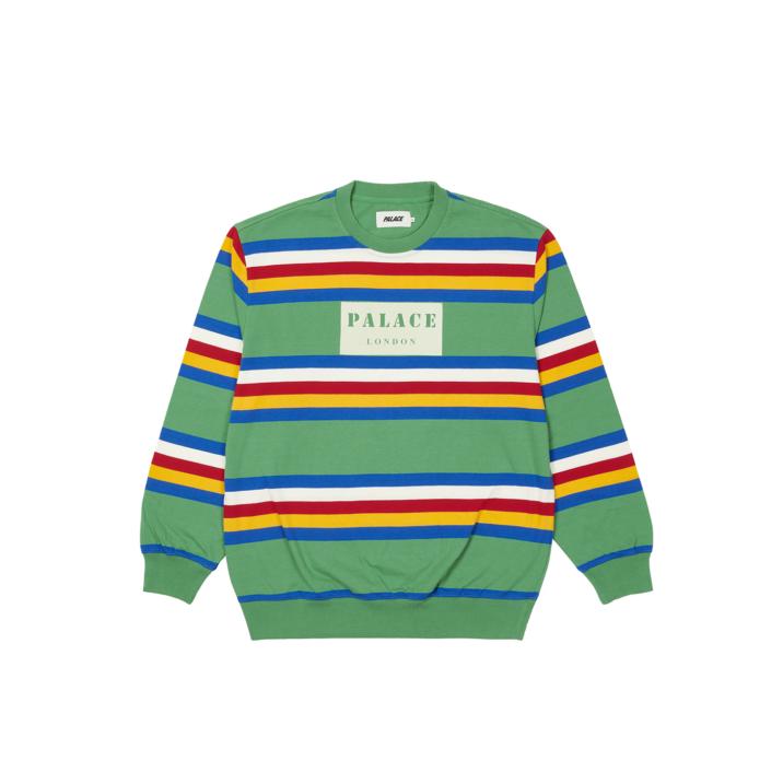 Thumbnail RAINBOW STRIPE LONGSLEEVE GREEN one color