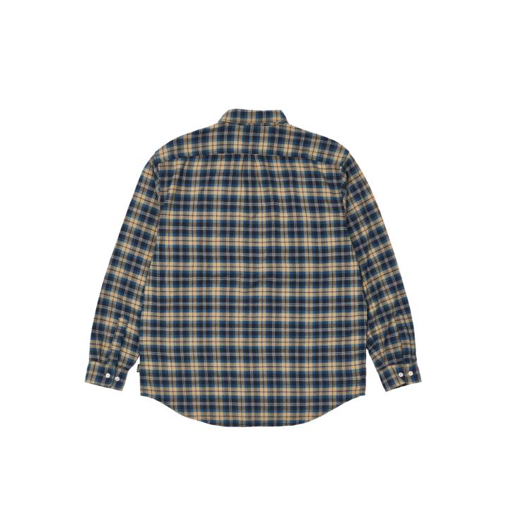 Thumbnail CARGO POCKET FLANNEL SHIRT BLUE one color