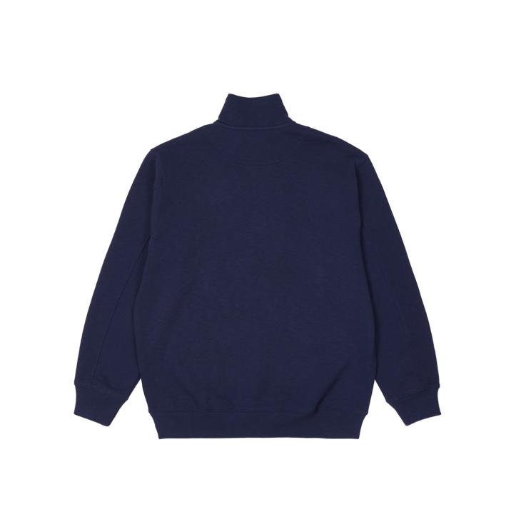 Thumbnail VELOUR 1/4 ZIP BLUE one color