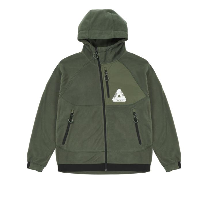 Thumbnail POLAR FLEECE ASYMMETRIC JACKET GREEN one color