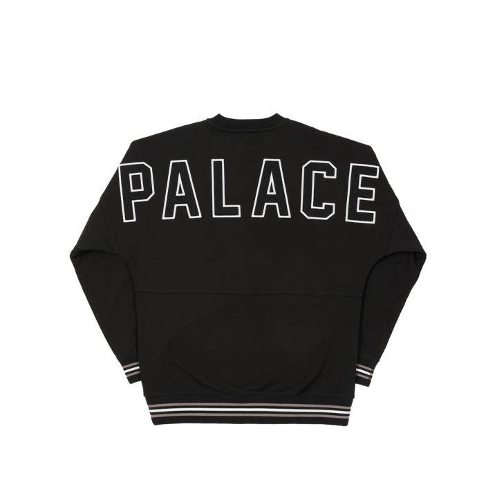 Thumbnail DROP SHOULDER COLLEGE CREW BLACK one color