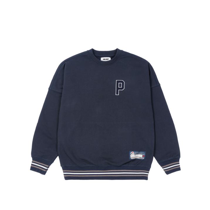 Thumbnail DROP SHOULDER COLLEGE CREW NAVY one color