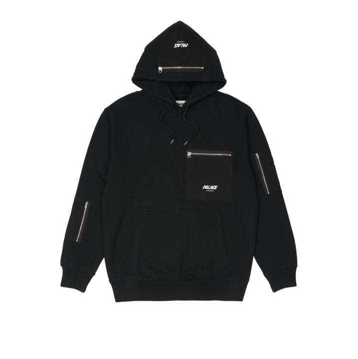 Thumbnail FLIGHT POCKET HOOD BLACK one color