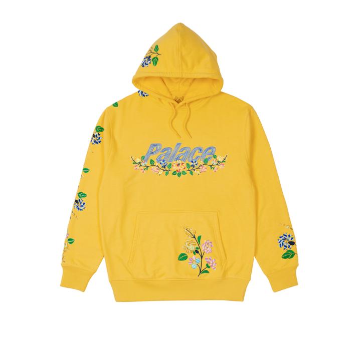 Thumbnail FLOWER STITCH HOOD YELLOW one color