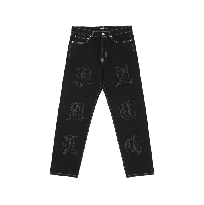 Thumbnail LIQUE DENIM JEAN BLACK one color