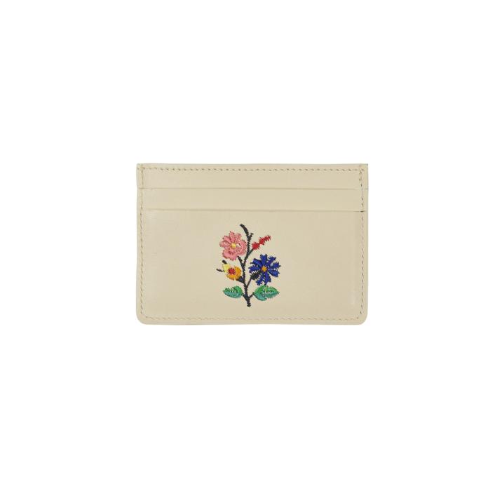 Thumbnail FLOWER STITCH CARDHOLDER WHITE one color