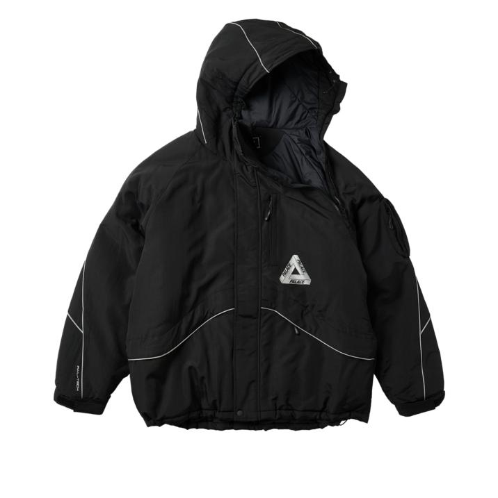 売れ筋アイテムラン ナイロンジャケット Palace L BLACK JACKET HOODED