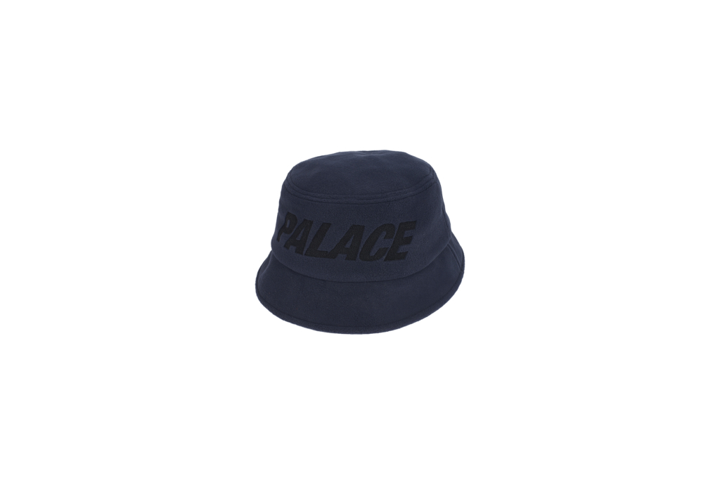 Polartec Lazer Bucket Hat Navy - Winter 2022 - Palace Community