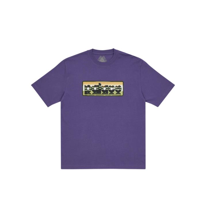 BRUSH T-SHIRT PURPLE one color