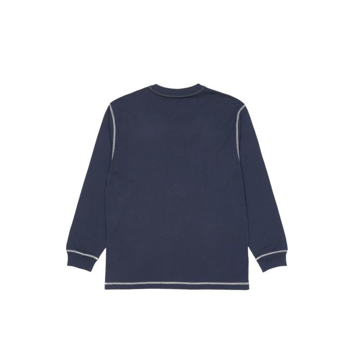 Thumbnail DOUBLE COLLAR LONGSLEEVE TOP NAVY one color