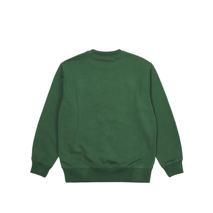 Thumbnail VARSITY APPLIQUE CREW GREEN one color