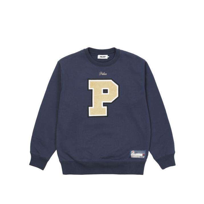 Thumbnail VARSITY APPLIQUE CREW NAVY one color