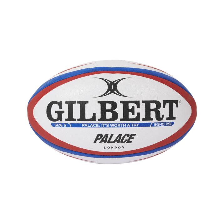 Thumbnail PALACE GILBERT RUGBY BALL WHITE one color