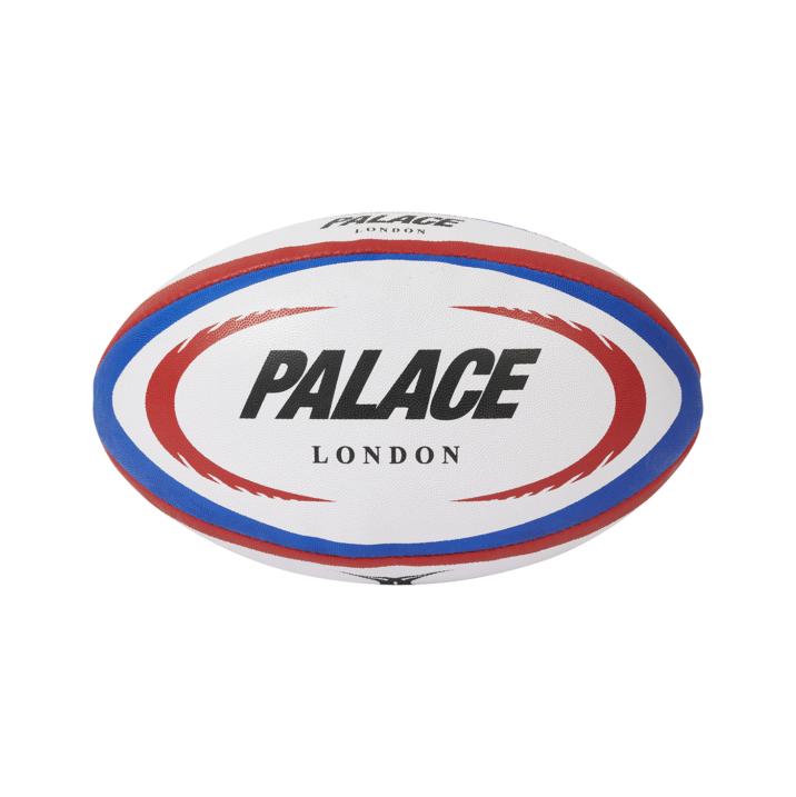 Thumbnail PALACE GILBERT RUGBY BALL WHITE one color