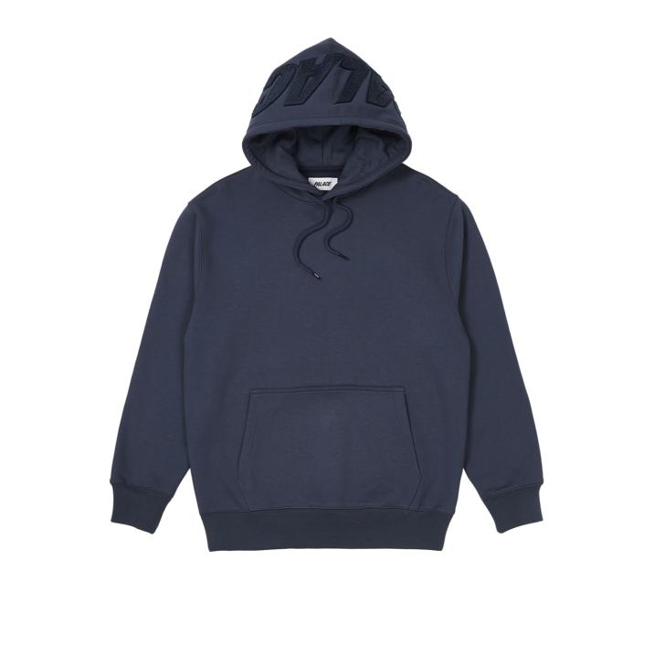 Thumbnail SPELL OUT CHENILLE HOOD NAVY one color