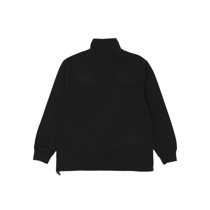 Thumbnail 1/4 ZIP 380 FUNNEL NECK BLACK one color