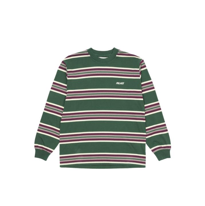 Thumbnail STONER STRIPE LONGSLEEVE TOP GREEN one color