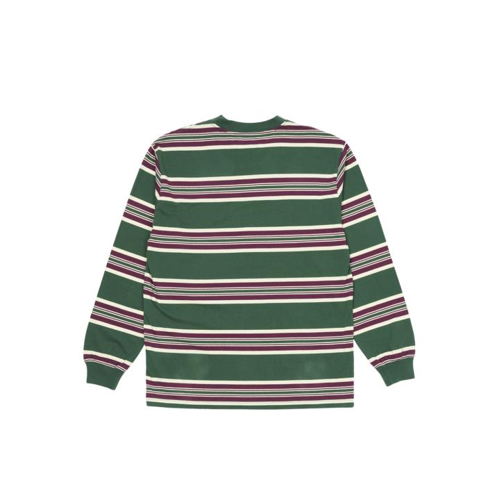 Thumbnail STONER STRIPE LONGSLEEVE TOP GREEN one color