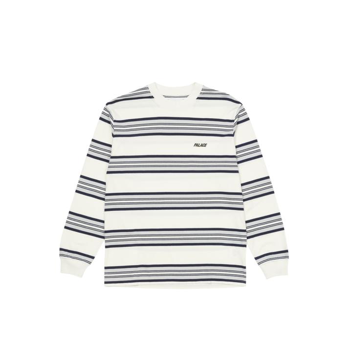 Thumbnail STONER STRIPE LONGSLEEVE TOP WHITE one color