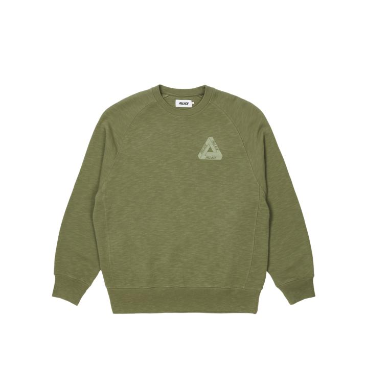 Thumbnail TRI-FERG SLUB CREW OLIVE one color