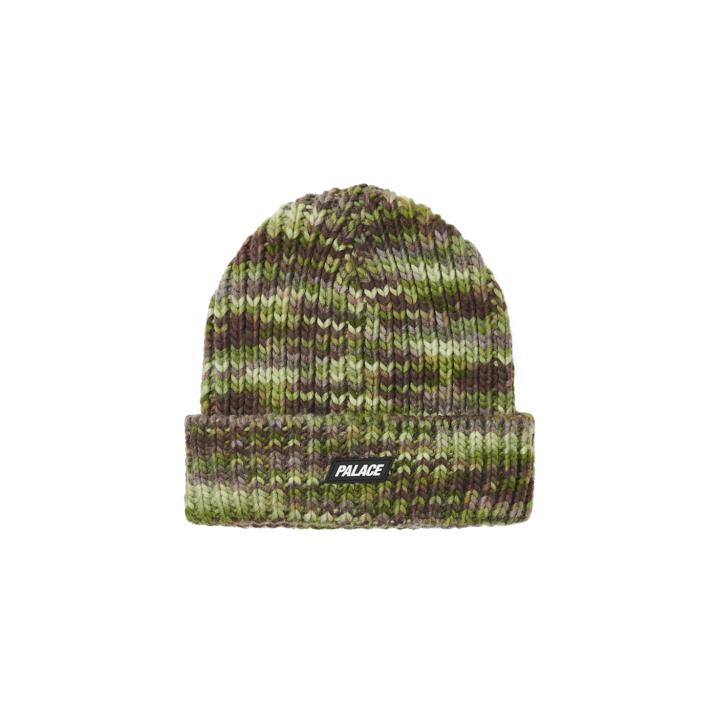 CROCHET CAMO BEANIE WOODLAND CAMO one color